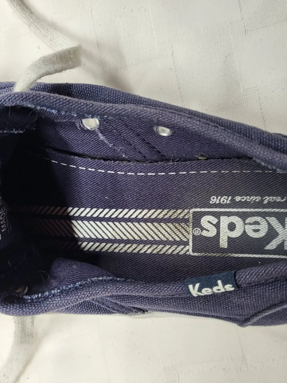 KEDS Boater Denim Women's Sneakers - Size 8 - Picture 9 of 10